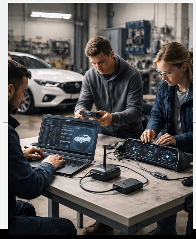 Разработка Connected Car и ПО для автопрома в Тюмени